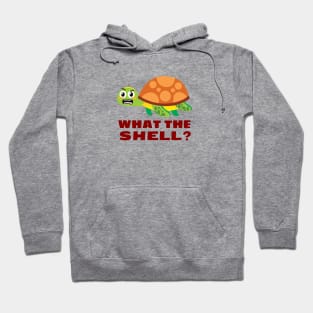 What the Shell? - Turtle Pun Hoodie